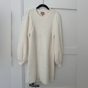Show Me Your MuMu Cream Knit Dress